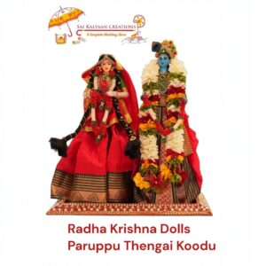 radha krishna dolls paruppu thenga koodu