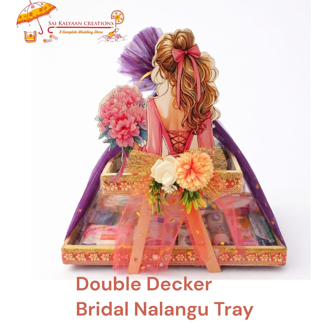 double decker bridal nalangu tray double decker bridal nalangu tray