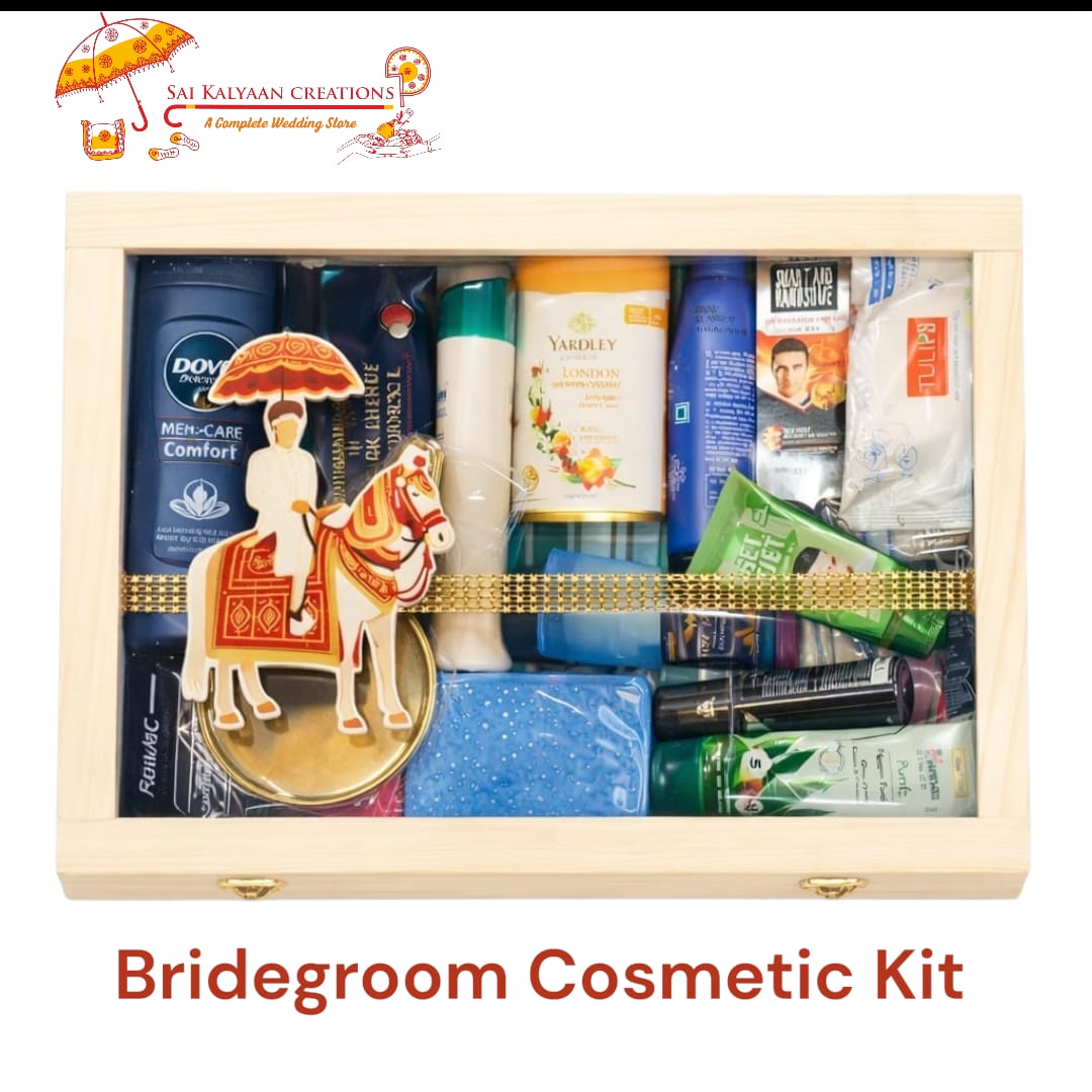 premium 21 items groom cosmetic kit in pine wood box premium 21 items groom cosmetic kit in pine wood box