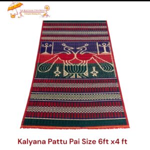 traditional kalyana pattu pai 6x4 ft