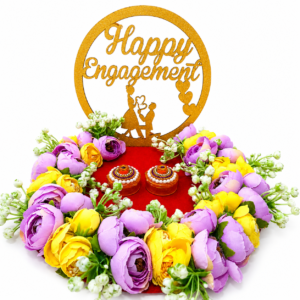 handmade engagement ring exchange ceremony tray for weddings design 3