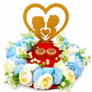 handmade engagement ring exchange ceremony tray for weddings design 8
