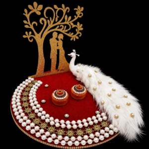 handmade engagement ring exchange ceremony tray for weddings design 11